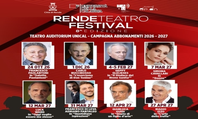 Rende Teatro Festival 2026/2027 - Arcavacata di Rende